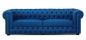 CHESTER Sofa 2 Sitzer Blau