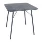 Outdoor Stahltisch KRISTA 215 Grau, 70x70x71cm 