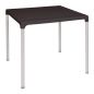 Outdoor Tisch KRISTA 185 eckig Schwarz, 75x75x72cm 