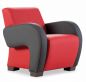 SANTA Sessel Rot & Schwarz