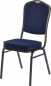 Bankettstuhl Rotterdamm blau gold gepunktet stapelbar