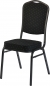 Bankettstuhl Rotterdamm schwarz gold gepunktet stapelbar