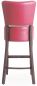 Gastro Barhocker Anna S10 Nussbaum mit Polsterung