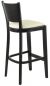 Gastro Barhocker Indo S01 aus Holz mit Sitzpolsterung
