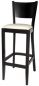 Gastro Barhocker Indo S01 aus Holz mit Sitzpolsterung