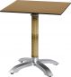 Outdoor Tischgestell Inka für Platten bis 80x80 cm Sereno