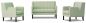 MILANO Sitzgruppe aus Sofa und 2 Sesseln in Beige