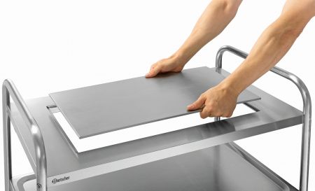 Induktions-Servierwagen Servicewagen Induktionskochefeld IKTS 35