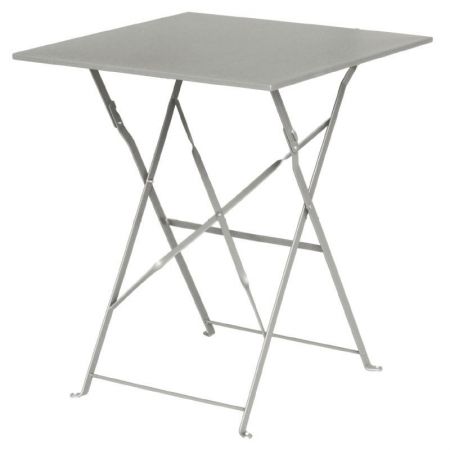 Biergartentisch Gartentisch Atlas grau 60 x 60 cm, Klappbar