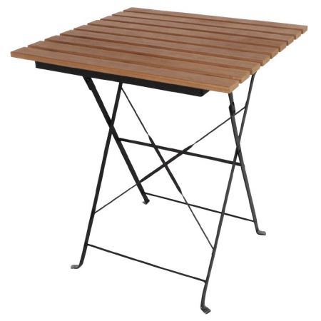 Biergartentisch Gartentisch Atlas, 59.5 x 59.5cm, klappbar