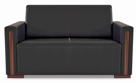 BORA Sofa 2 Sitzer Schwarz
