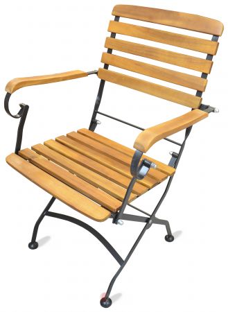 Biergartenstuhl Riki klappbar mit Armlehne