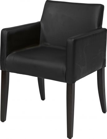 Lounge Sessel / Lounge Stuhl schwarz Katarina 200