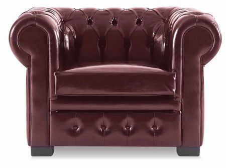 CHESTER Sessel / Clubsessel Bordeaux