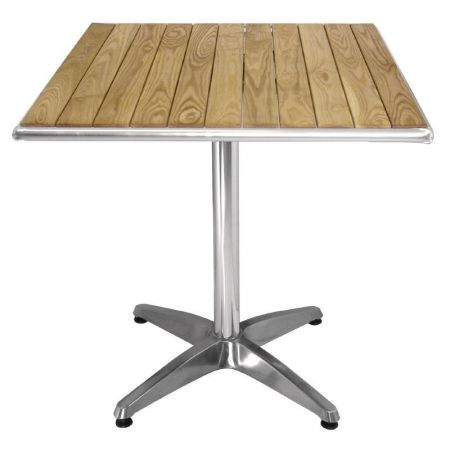 KRISTA Bistrotisch eckig 60x60 cm mit Metallfuss