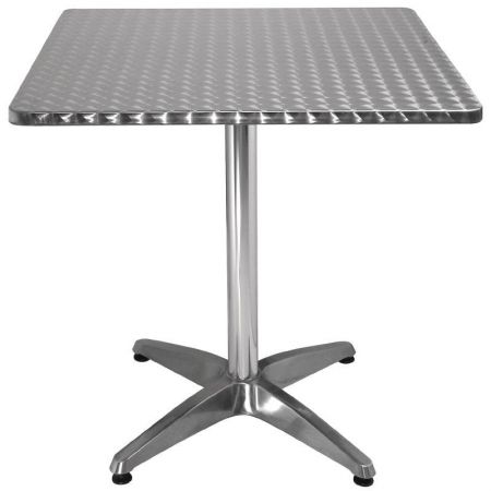 KRISTA Bistrotisch eckig 70x70 cm komplett aus Metall