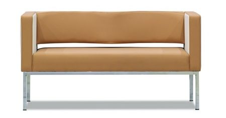 LODI LOBI Sofa 2 Sitzer Hellbraun