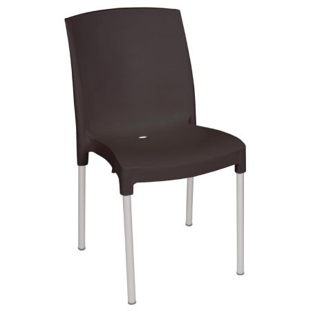 Outdoor Stuhl KRISTA 180ST Schwarz 