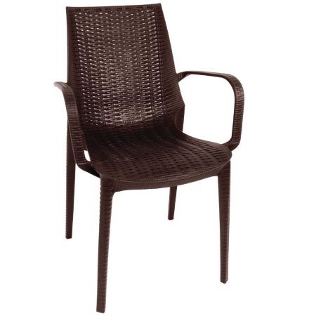 Outdoor Stuhl KRISTA 190ST-A Braun 