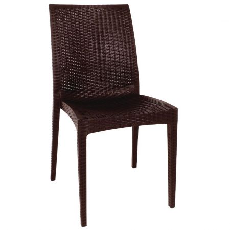 Outdoor Stuhl KRISTA 190ST Braun 