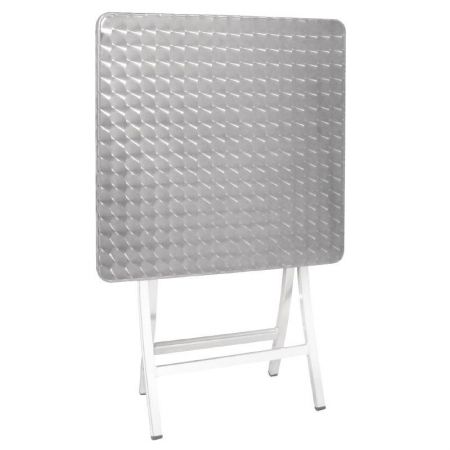 Outdoor Tisch KRISTA 240 eckig Aluminium, 60x60x72cm