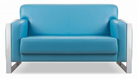 STEEL Sofa 2 Sitzer Blau