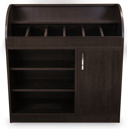 Besteckschrank Kellnerstation Servicestation Wenge 100 cm mit Soft-Close-Tür-Detail