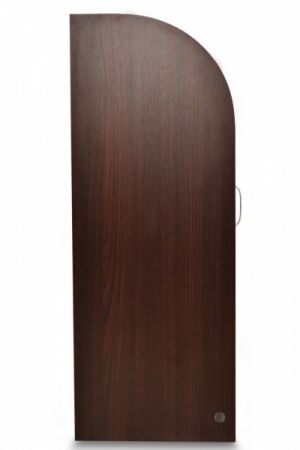 Besteckschrank Kellnerstation Servicestation Wenge ALU 100 cm mit Soft-Close-Tür-Detail