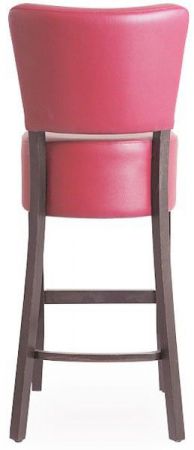 Gastro Barhocker Anna S10 Nussbaum mit Polsterung