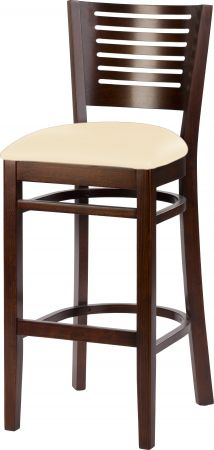 Gastro Barhocker Emiliy Sitzpolsterung in beige