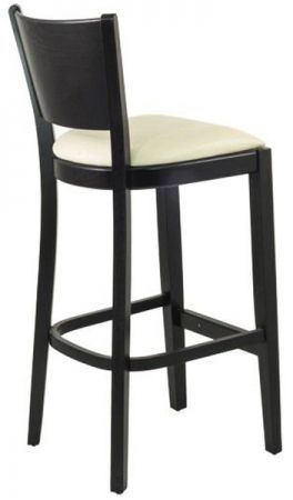 Gastro Barhocker Indo S01 aus Holz mit Sitzpolsterung