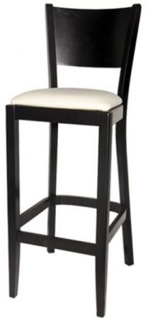 Gastro Barhocker Indo S01 aus Holz mit Sitzpolsterung