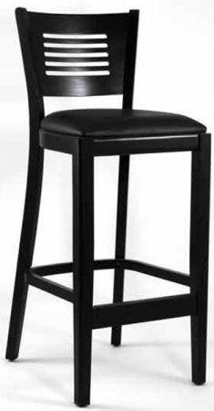 Gastro Barhocker Niko S11 aus Holz mit Sitzpolsterung