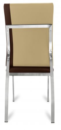 Gastro Stuhl ERGO braun/beige