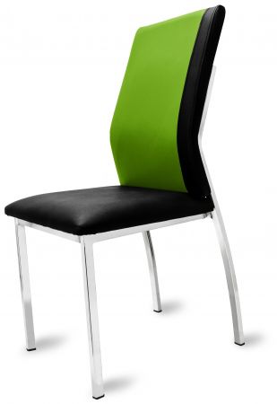 Gastro Stuhl ERGO schwarz/grün