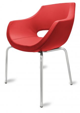 Gastro Stuhl LEA rot