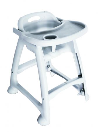 Kinderhochstuhl aus Kunststoff für Gastronomie Höhe 74 cm