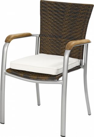 Kissen für Terrassenstuhl Bali beige