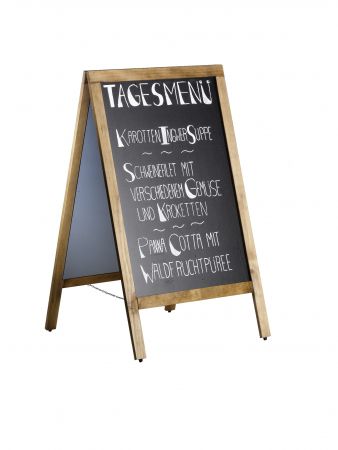 Kreidetafel Menütafel Gastronomie Modell IVAR B 700 mm x H 1200 mm