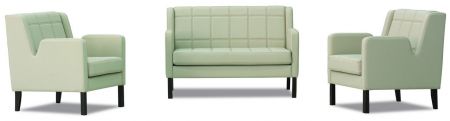 MILANO Sitzgruppe aus Sofa und 2 Sesseln in Beige