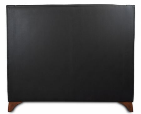 Sitzbank Dinerbank Bistrobank DIVA schwarz mit rotem Rücken Länge 120cm