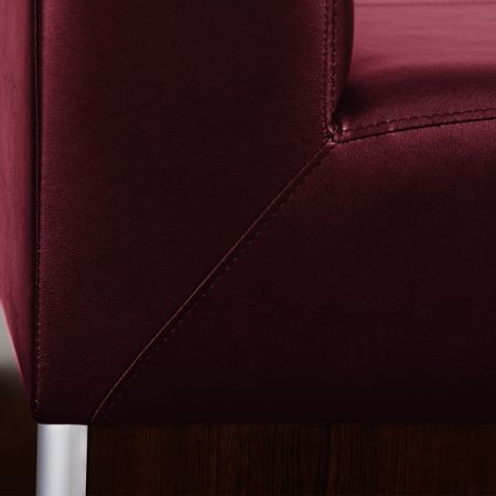 Sitzbank Dinerbank Bistrobank Woody bordeaux Länge 120 cm