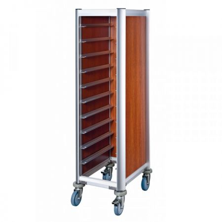 Tablettwagen Holzoptik GN 1/1