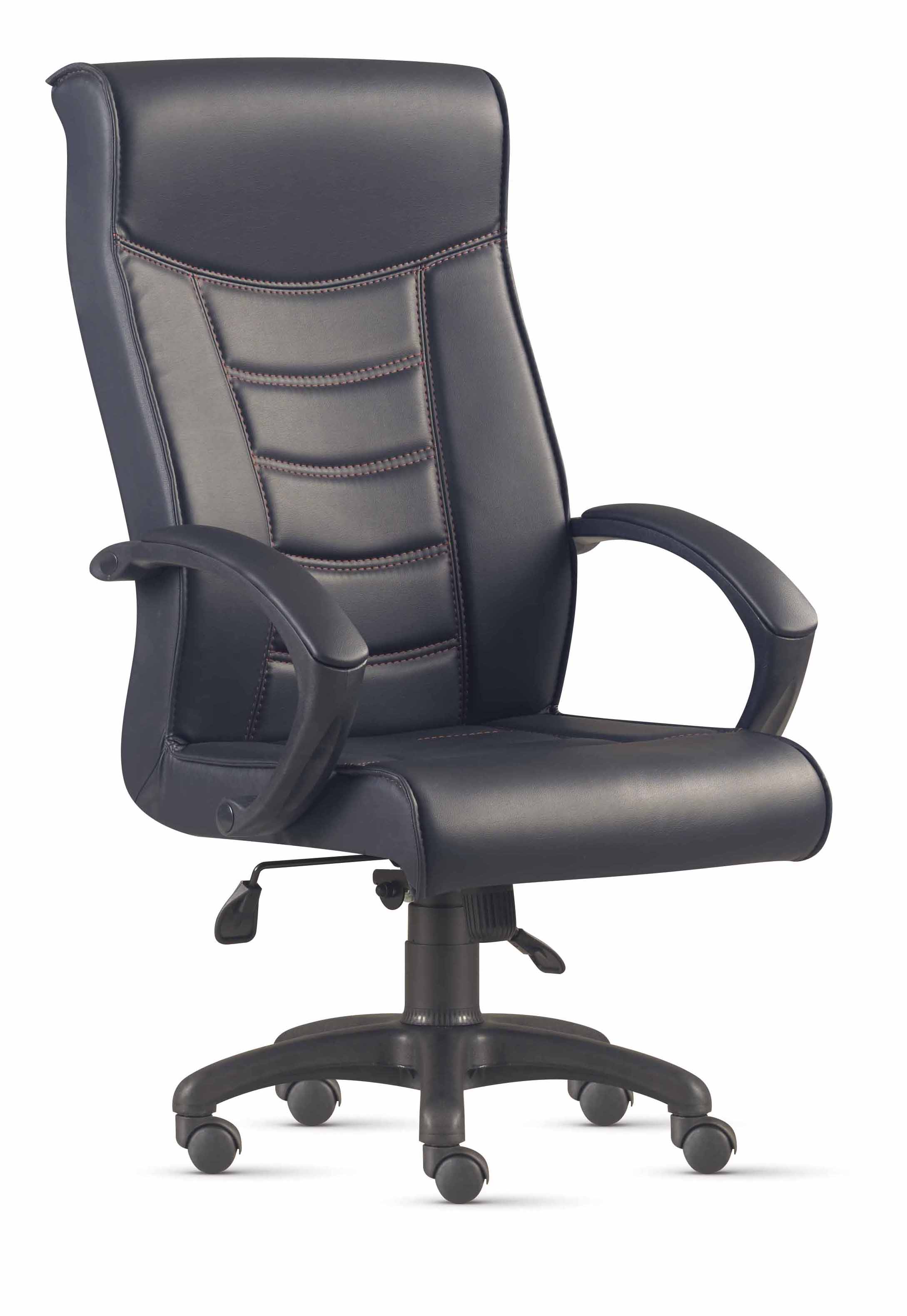 Bürostuhl / Chefsessel höhenverstellbar mit Rädern Schwarz, | Möbel Star