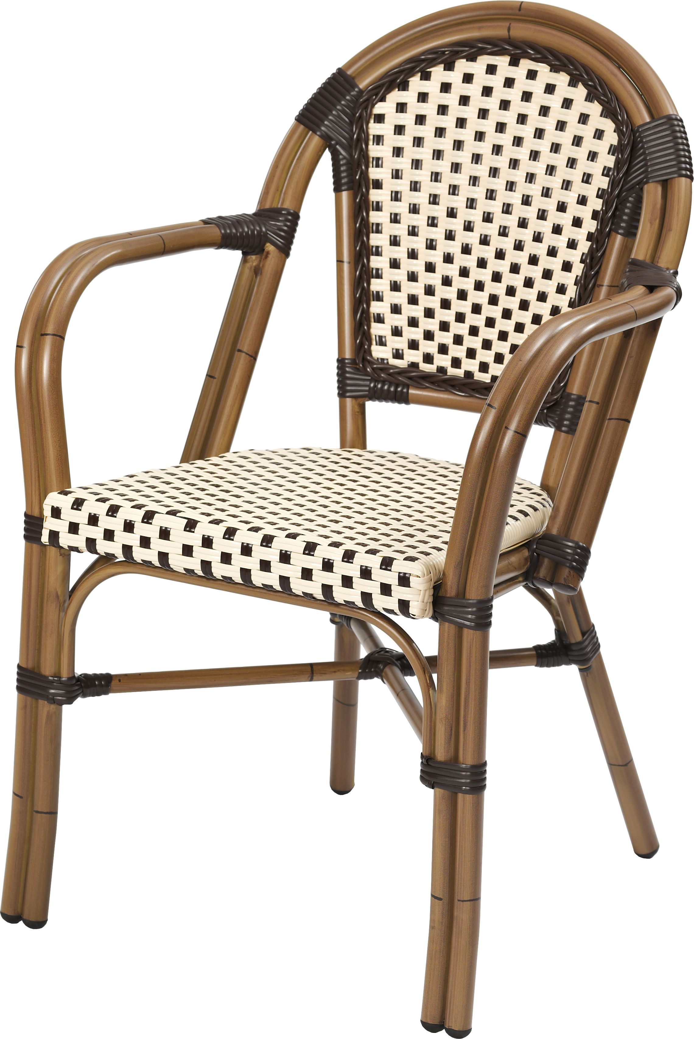 Terrassenstuhl classic 100 braun/beige stapelbar günstig kaufen | Möbel