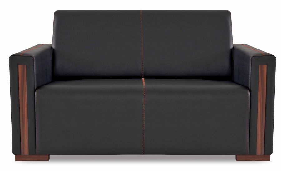 BORA Sofa 2 Sitzer Schwarz