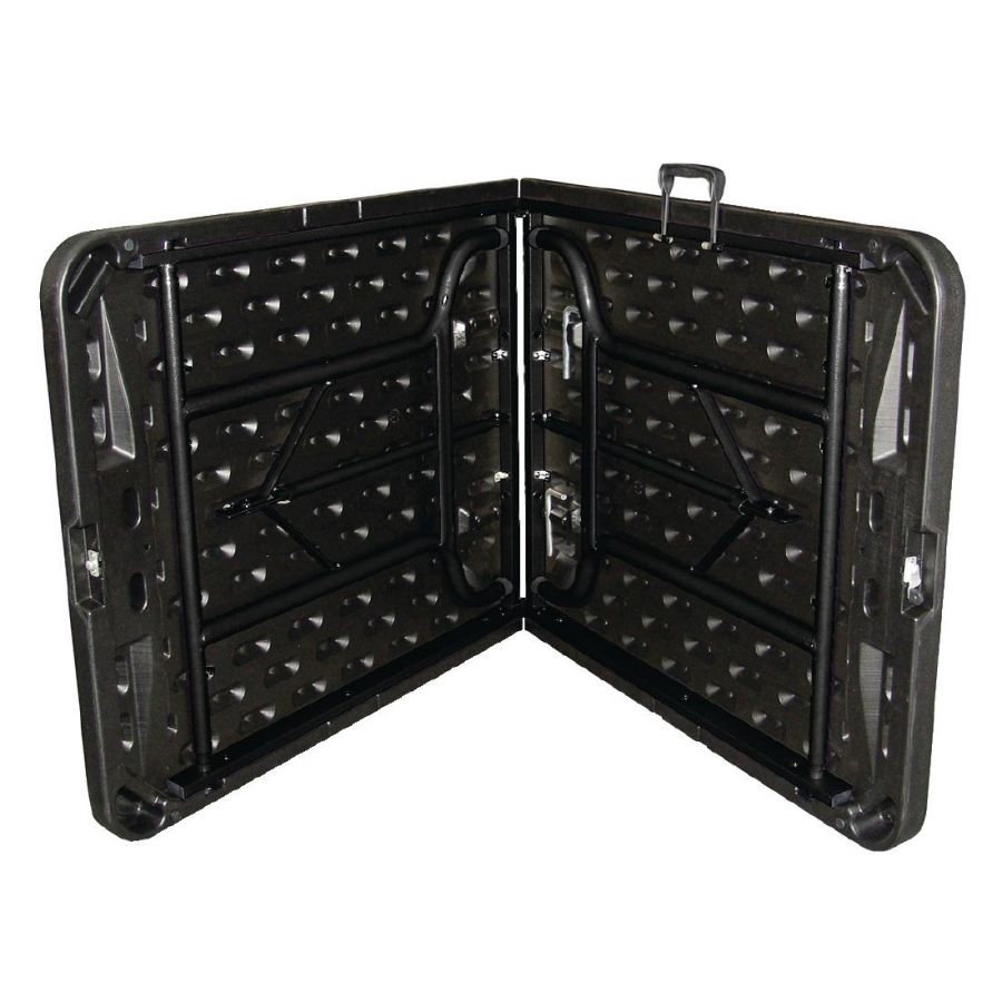 Buffettisch KRISTA 375 eckig Schwarz, 182,9x76,2x73,7cm