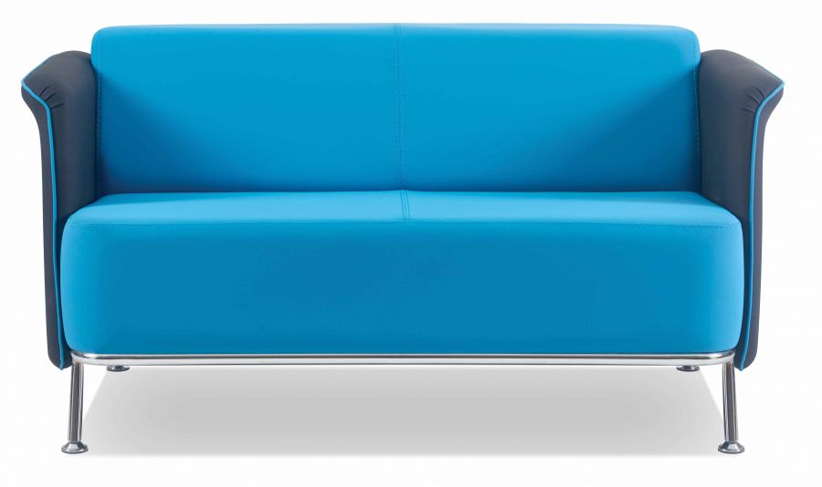 FESTIVA Sitzgruppe aus Sofa und 2 Sesseln in Blau