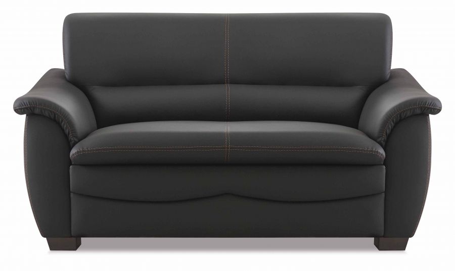 HUKLA Sofa 2 Sitzer Schwarz