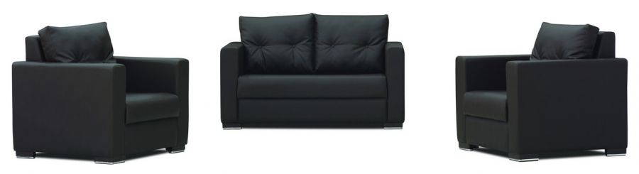 KRISTAL Sessel Schwarz